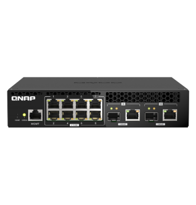 Фото Коммутатор управляемый QNAP QSW-M2108R-2C