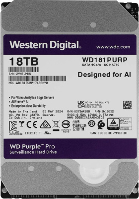 Фото Жесткий диск Western Digital WD181PURP